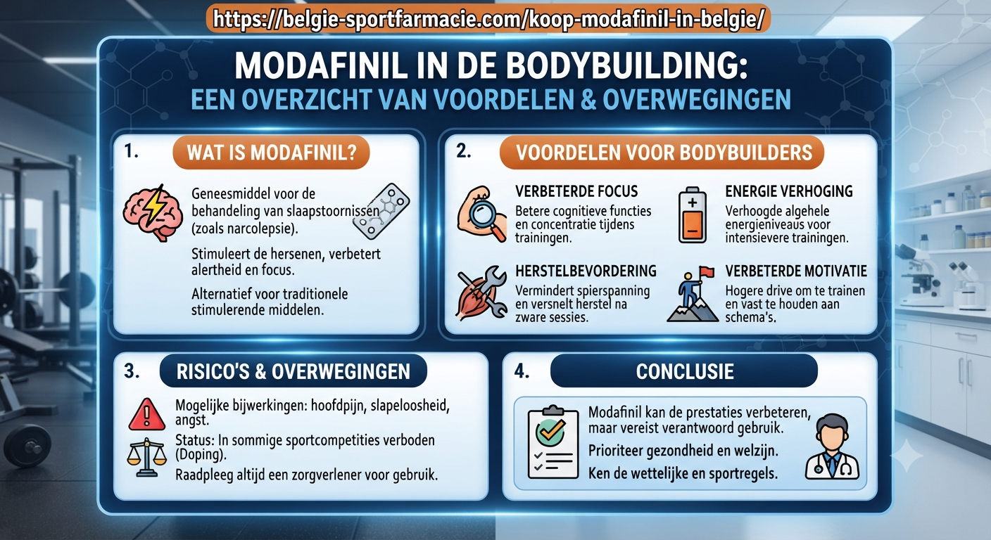 Modafinil en Bodybuilding: Een Overzicht van Voordelen en Toepassingen