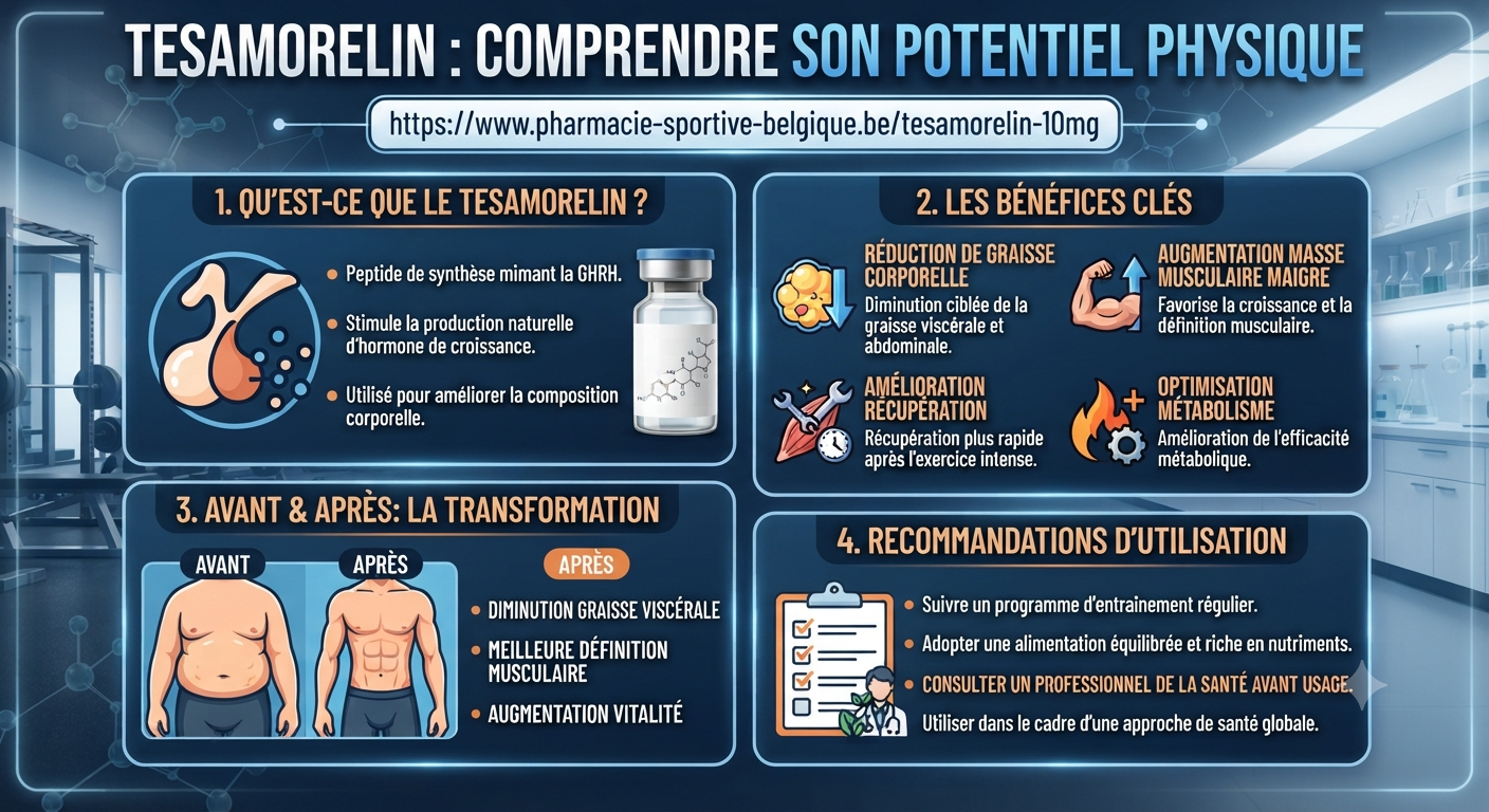 Tesamorelin 10 mg : Avant et Après