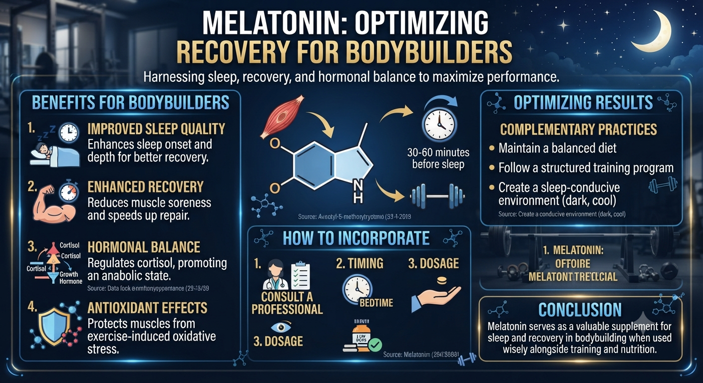 The Role of Melatonin in Bodybuilding: Unlocking Potential Benefits