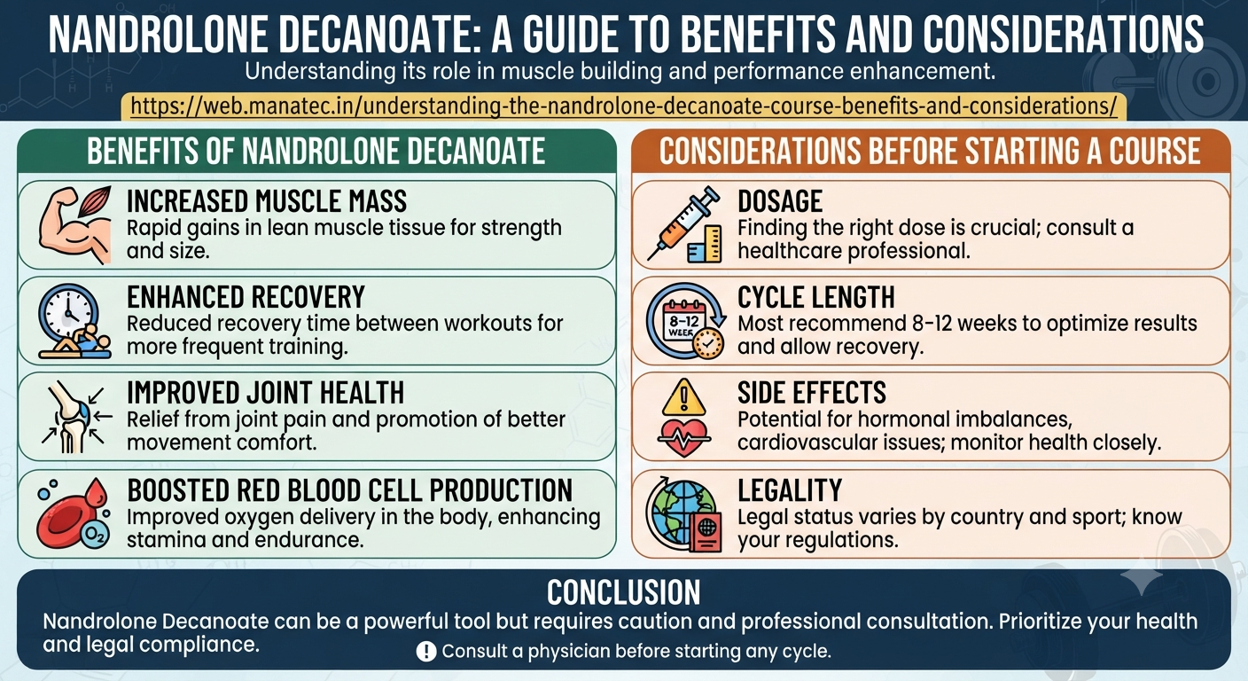 Understanding the Nandrolone Decanoate Course: Benefits and Considerations