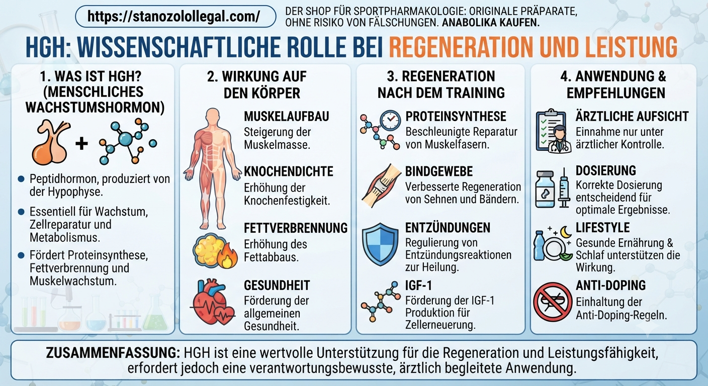 Wie HGH die Regeneration nach intensivem Training beschleunigt